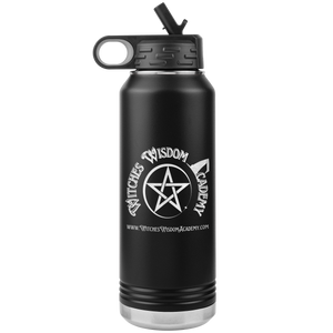 Witches Wisdom Academy Pentacle - Water Bottle (32oz)