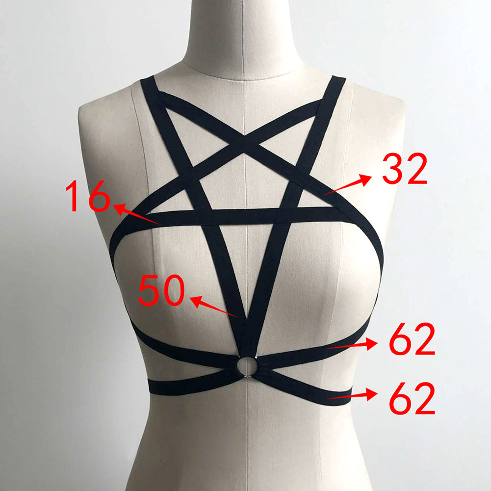 Sexy Pentagram Body Harness