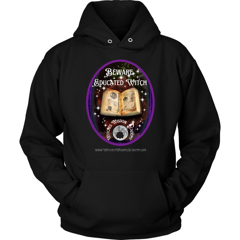 Beware Educated Witch - Unisex Hoodie
