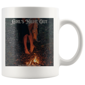 Girls Night Out, Forest - Mug, White