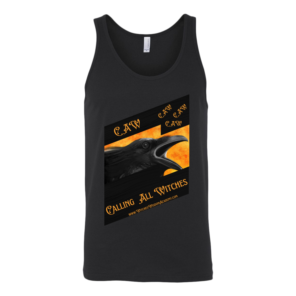 CAW Calling All Witches - Canvas Unisex Tank