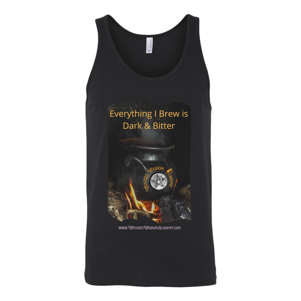 Dark & Bitter Brew - Canvas Unisex Tank