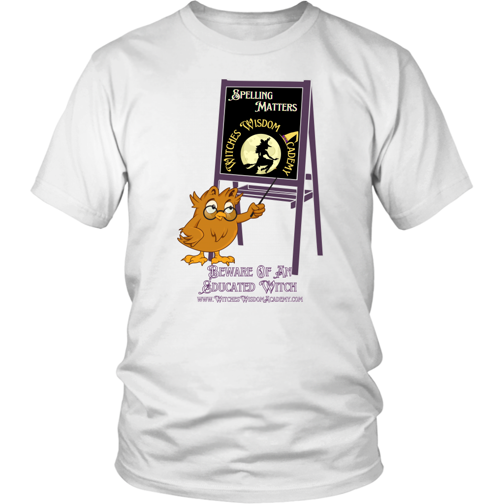 T-Shirt - Spelling Matters, Owl