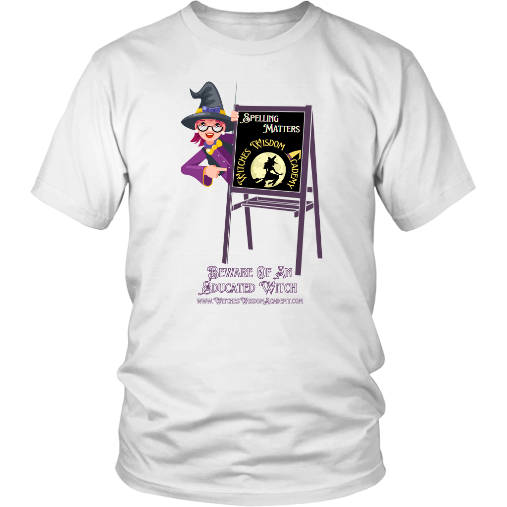 T-Shirt - Spelling Matters, Witch