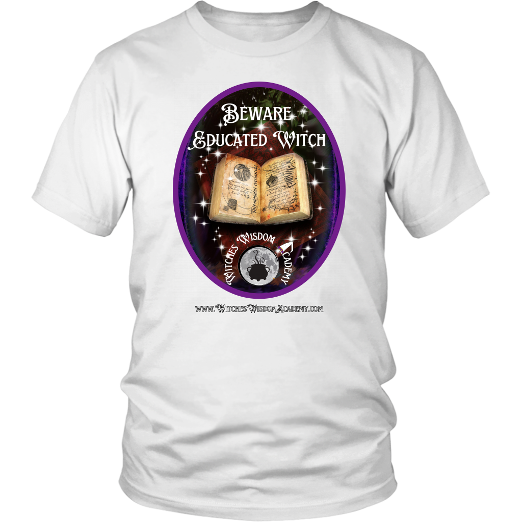 Beware Educated Witch - District Unisex Shirt