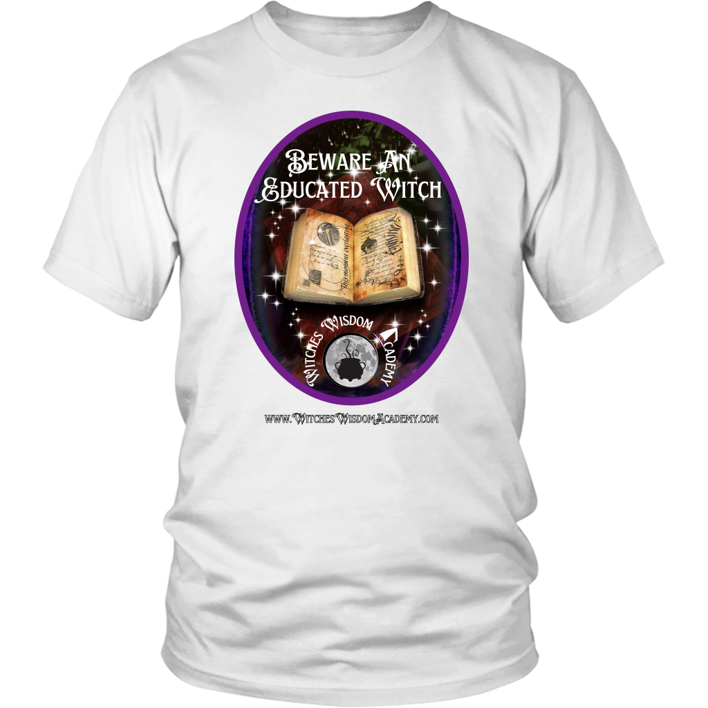 T-Shirt - Beware Educated Witch