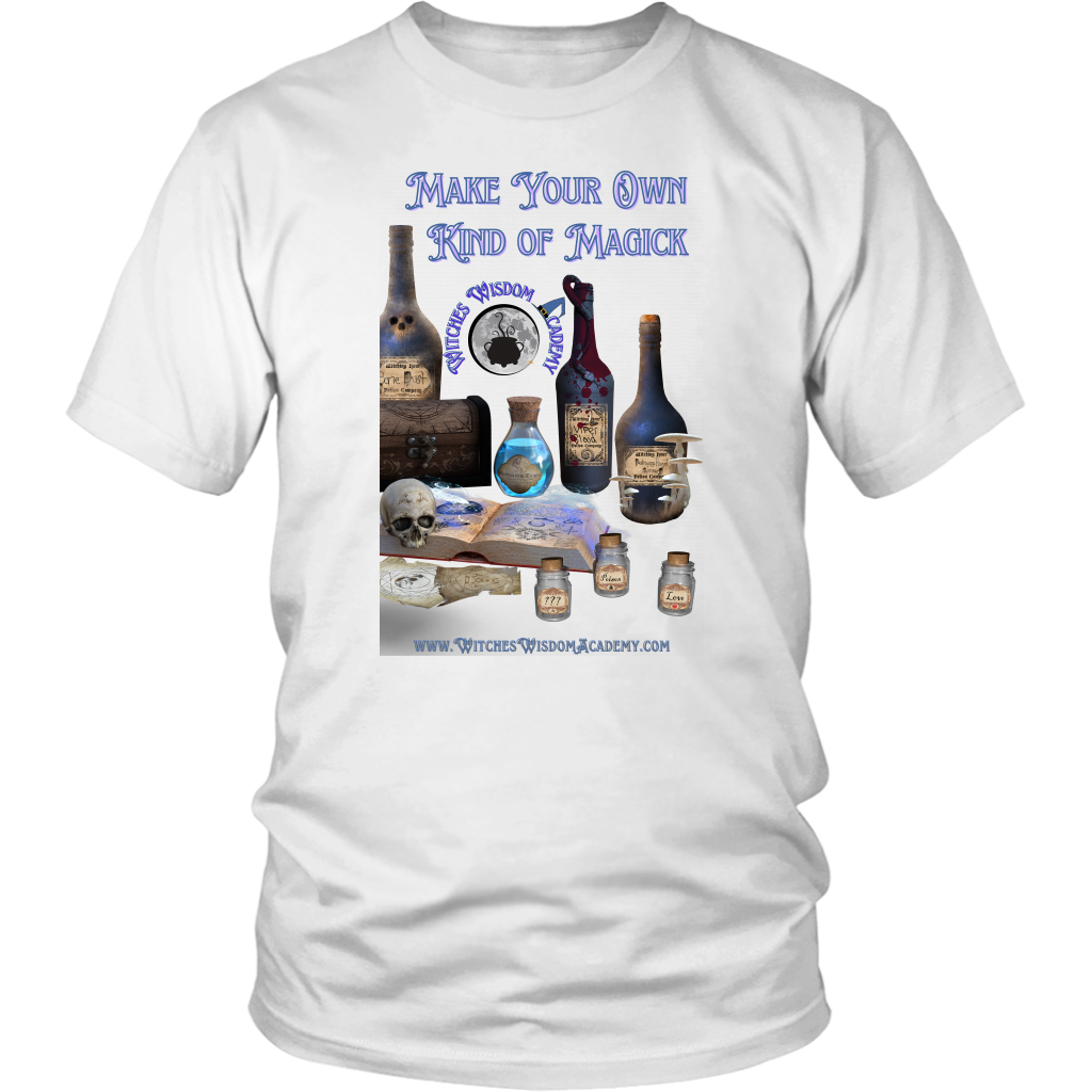 T-Shirt - Make Your Own Magick, Blue