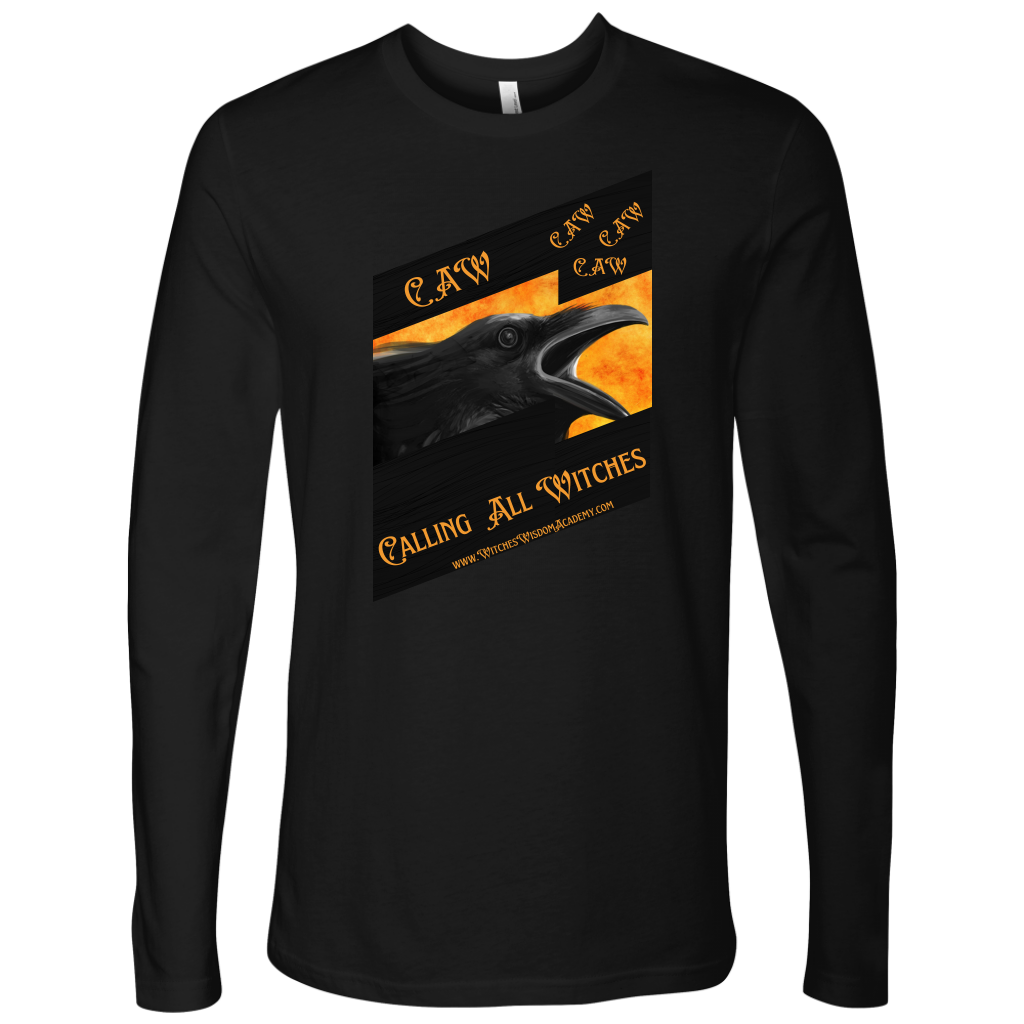 CAW Calling All Witches - Next Level Mens Long Sleeve