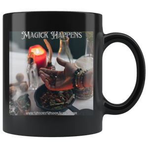 Magick Happens - Mug, Black