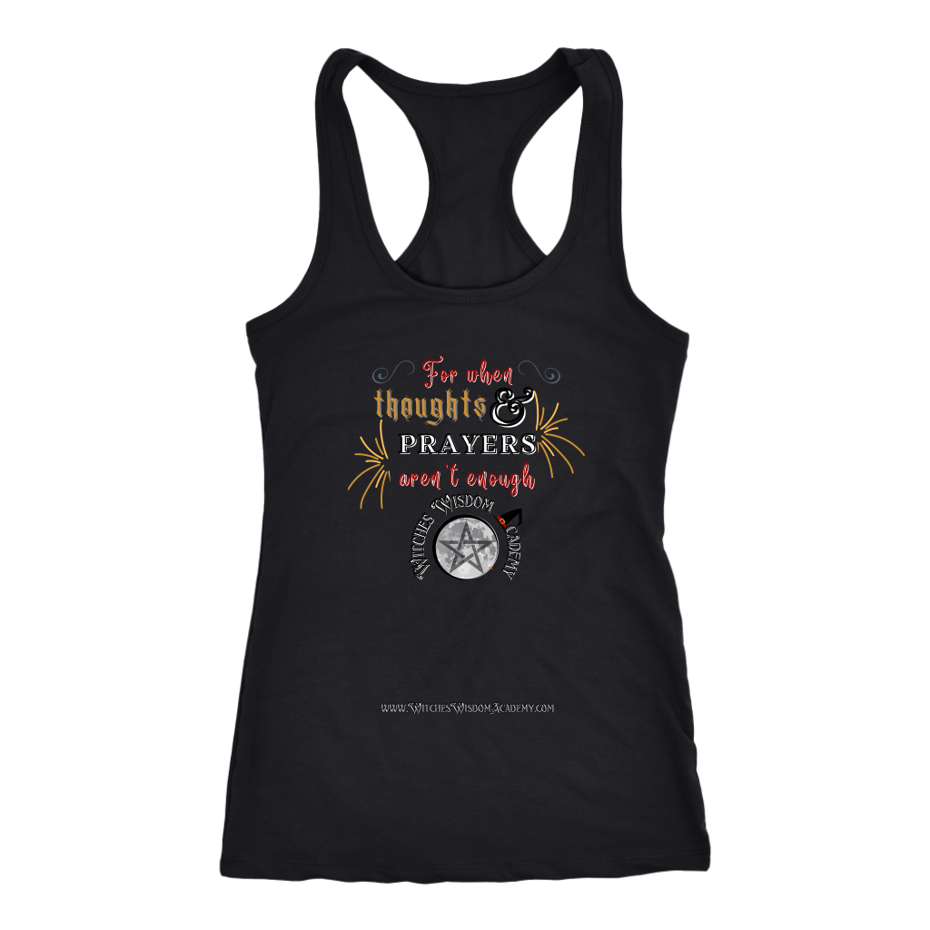 Thoughts & Prayers - Next Level Racerback Tank