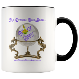 Crystal Ball Says F/Off - Accent Mug