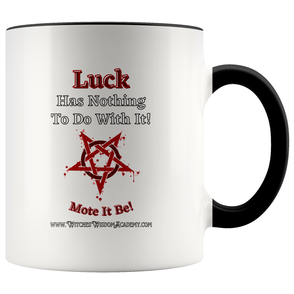 Not Luck, Pentacle - Accent Mug