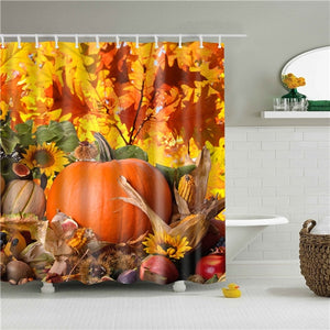 Halloween'Thanksgiving Shower Curtain