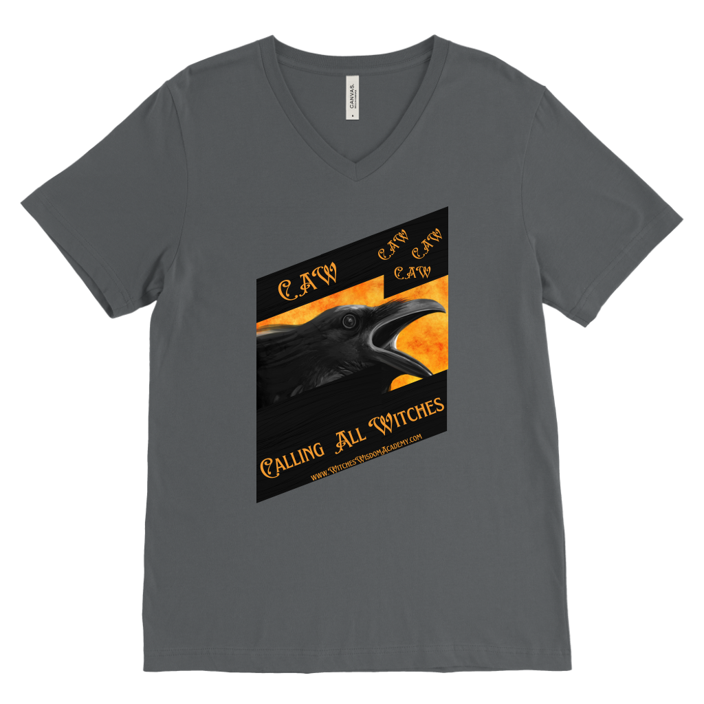 CAW Calling All Witches - Canvas Mens V-Neck