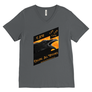 CAW Calling All Witches - Canvas Mens V-Neck