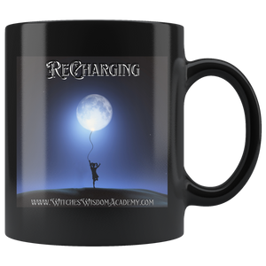 Recharging - Mug, Black