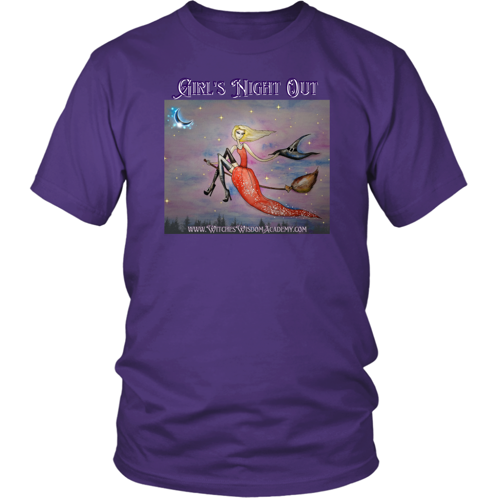 T-Shirt - Girl's Night Out Broom