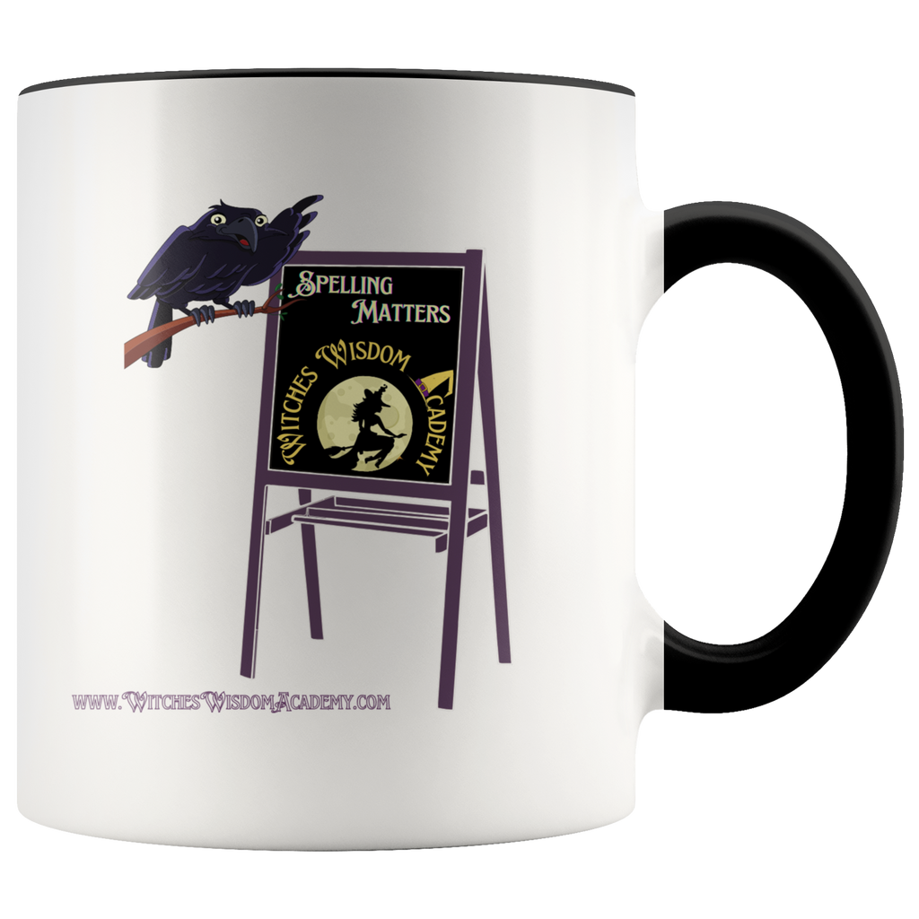 Spelling Matters, Raven - Accent Mug