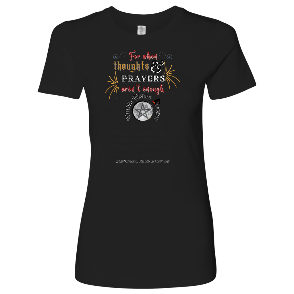 Thoughts & Prayers - Next Level Womens Shirt