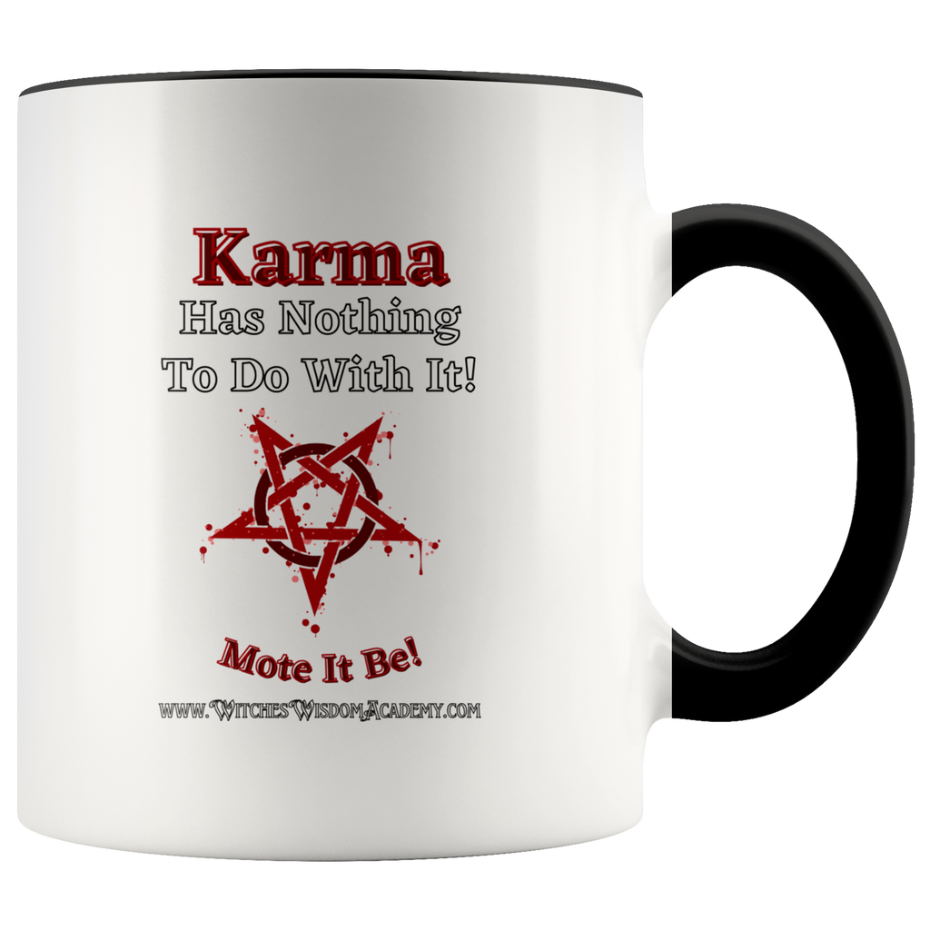 Not Karma, Pentacle - Accent Mug